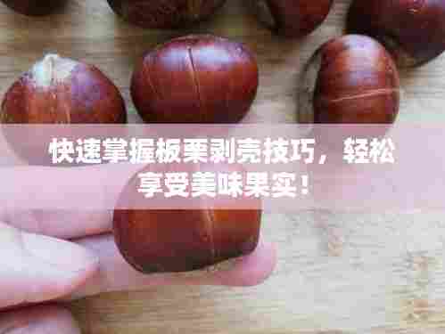 快速掌握板栗剥壳技巧,轻松享受美味果实!