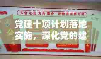 党建十项计划落地实施,深化党的建设与时代使命同行