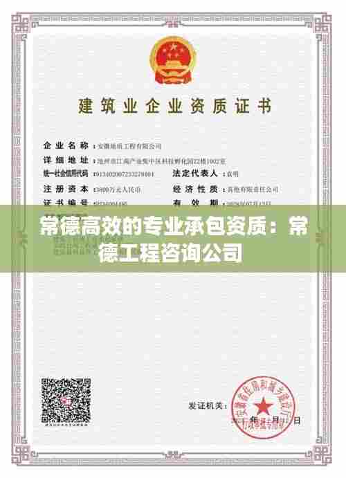 常德高效的专业承包资质：常德工程咨询公司 
