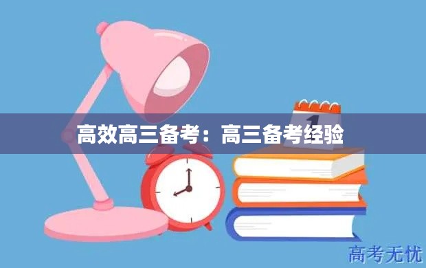高效高三备考:高三备考经验