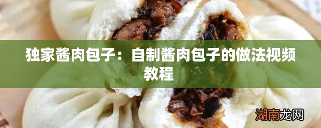 独家酱肉包子：自制酱肉包子的做法视频教程 