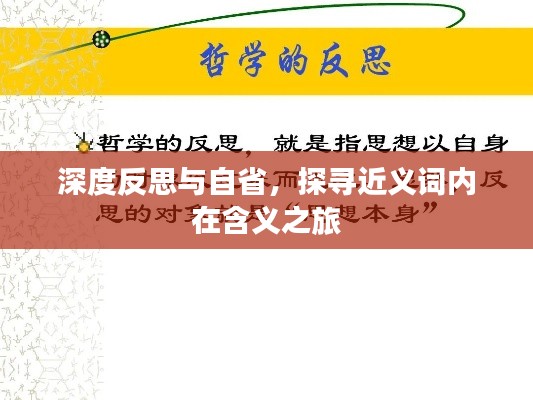 深度反思与自省,探寻近义词内在含义之旅