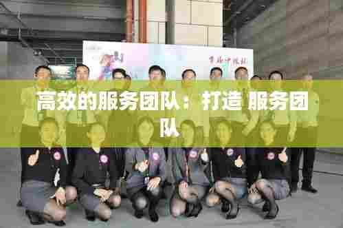 高效的服务团队:打造 服务团队