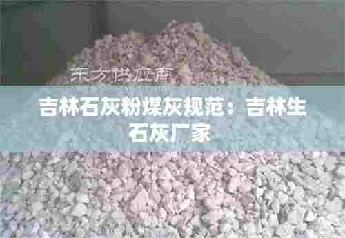 吉林石灰粉煤灰规范：吉林生石灰厂家 