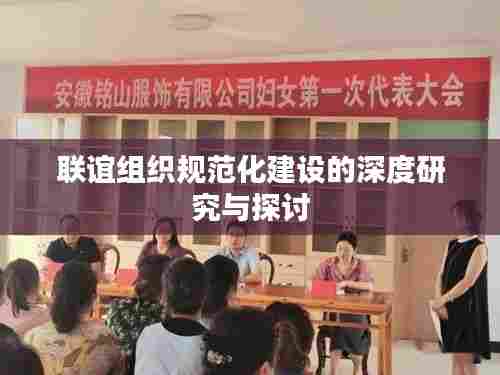联谊组织规范化建设的深度研究与探讨