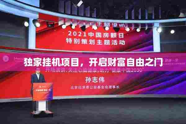 独家挂机项目，开启财富自由之门