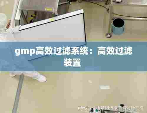 gmp高效过滤系统:高效过滤装置