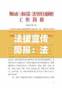 法援宣传简报：法援工作总结 