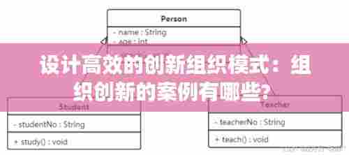设计高效的创新组织模式：组织创新的案例有哪些? 
