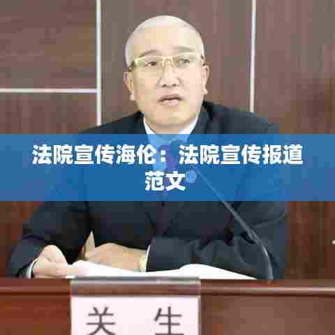 法院宣传海伦：法院宣传报道范文 