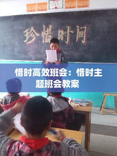 惜时高效班会：惜时主题班会教案 