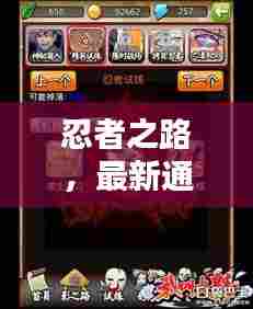 忍者之路,最新通关攻略大揭秘!
