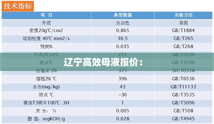 辽宁高效母液报价： 