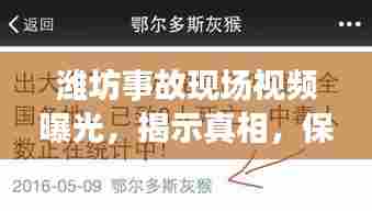 潍坊事故现场视频曝光,揭示真相,保障公众知情权,责任不容忽视