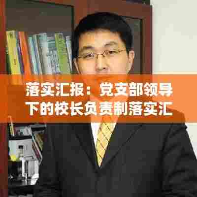 落实汇报:党支部领导下的校长负责制落实汇报