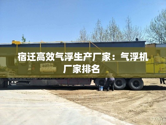 宿迁高效气浮生产厂家:气浮机厂家排名