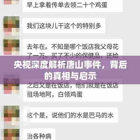 央视深度解析唐山事件,背后的真相与启示
