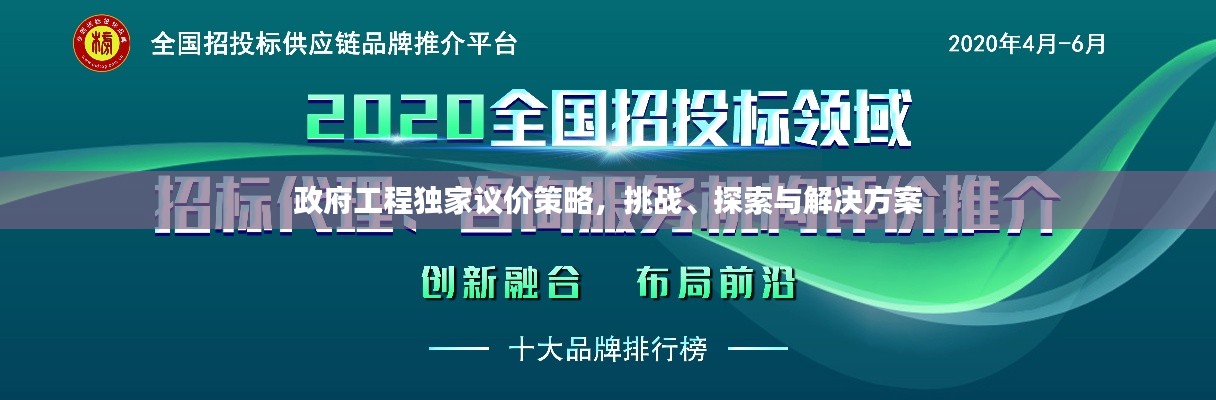 政府工程独家议价策略,挑战、探索与解决方案