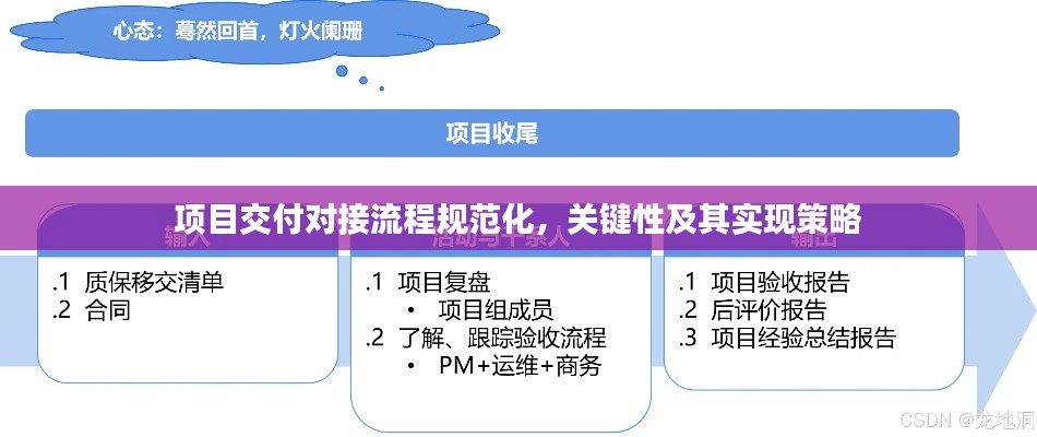 项目交付对接流程规范化,关键性及其实现策略