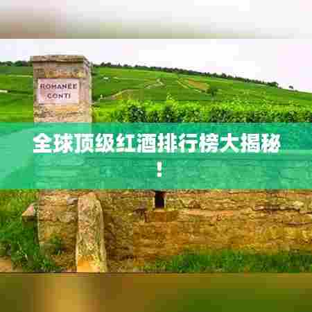 全球顶级红酒排行榜大揭秘!