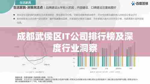 成都武侯区IT公司排行榜及深度行业洞察