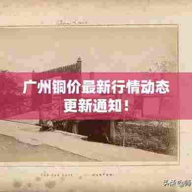 广州铜价最新行情动态更新通知！
