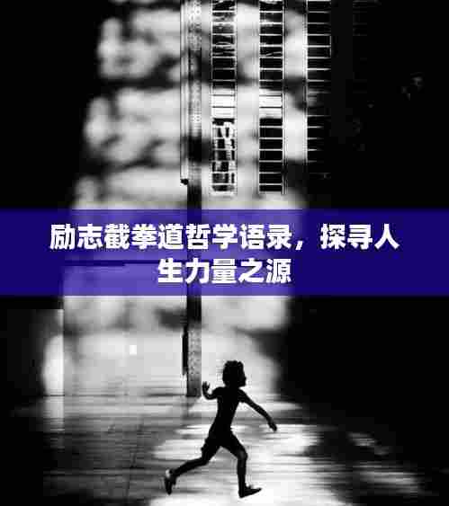 励志截拳道哲学语录，探寻人生力量之源