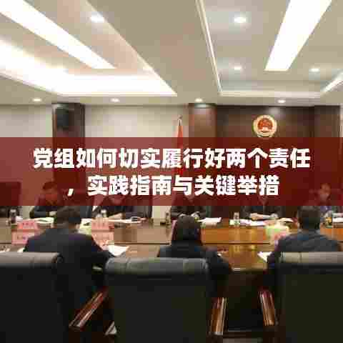 党组如何切实履行好两个责任，实践指南与关键举措
