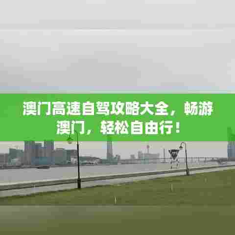 澳门高速自驾攻略大全,畅游澳门,轻松自由行!