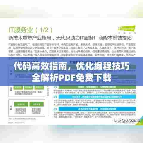 代码高效指南,优化编程技巧全解析PDF免费下载