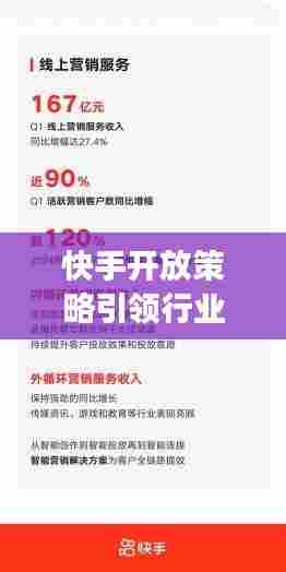 快手开放策略引领行业新变革，独家代理解除重塑竞争格局