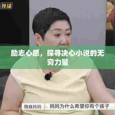 励志心愿，探寻决心小说的无穷力量