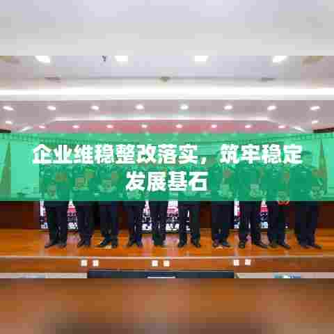 企业维稳整改落实，筑牢稳定发展基石