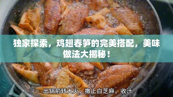 独家探索,鸡翅春笋的完美搭配,美味做法大揭秘!