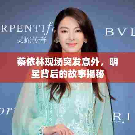 蔡依林现场突发意外，明星背后的故事揭秘