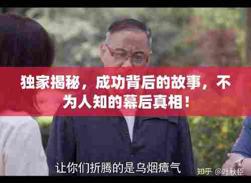 独家揭秘，成功背后的故事，不为人知的幕后真相！
