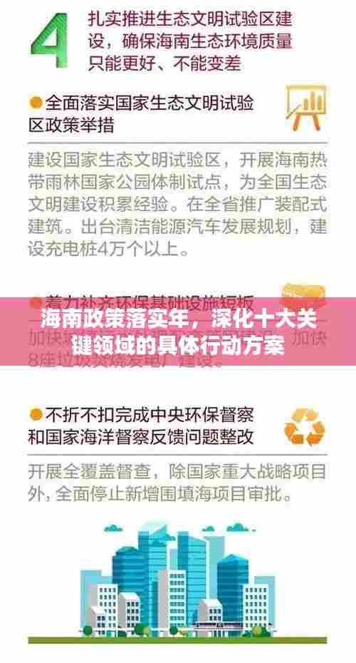 海南政策落实年,深化十大关键领域的具体行动方案