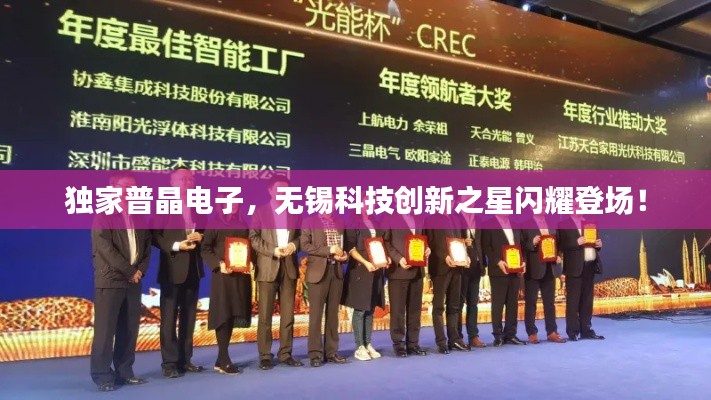 独家普晶电子,无锡科技创新之星闪耀登场!