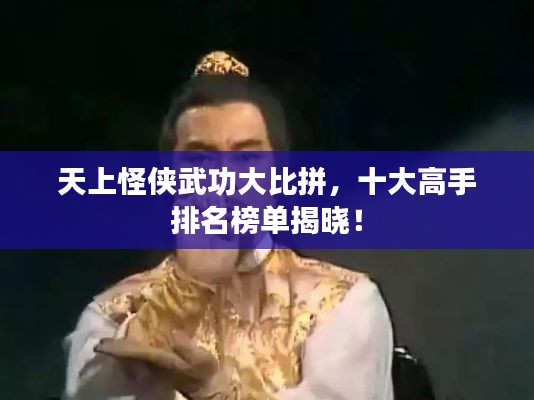 天上怪侠武功大比拼，十大高手排名榜单揭晓！