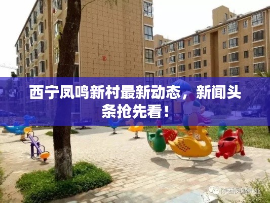 西宁凤鸣新村最新动态,新闻头条抢先看!
