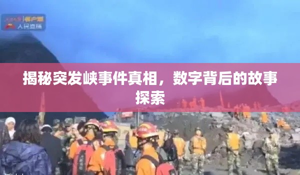 揭秘突发峡事件真相,数字背后的故事探索
