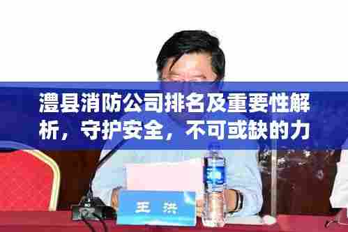 澧县消防公司排名及重要性解析,守护安全,不可或缺的力量