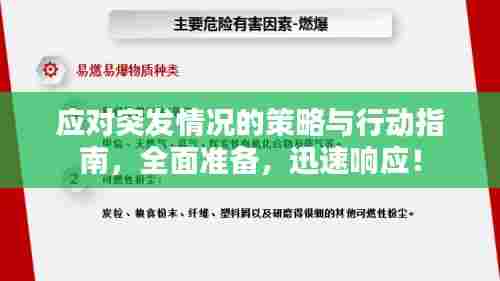应对突发情况的策略与行动指南,全面准备,迅速响应!