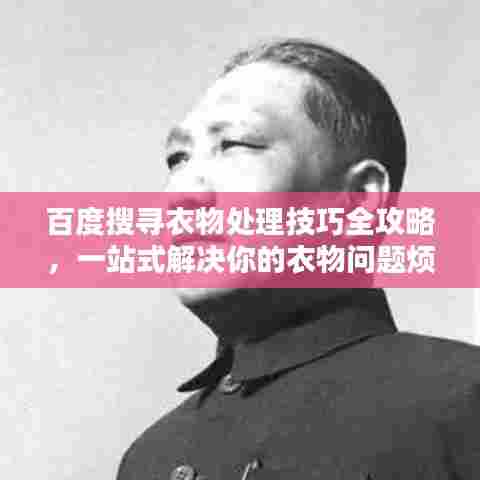 百度搜寻衣物处理技巧全攻略,一站式解决你的衣物问题烦恼!