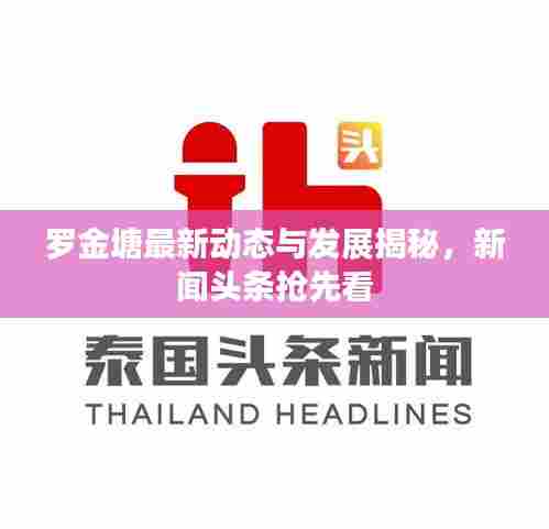 罗金塘最新动态与发展揭秘，新闻头条抢先看