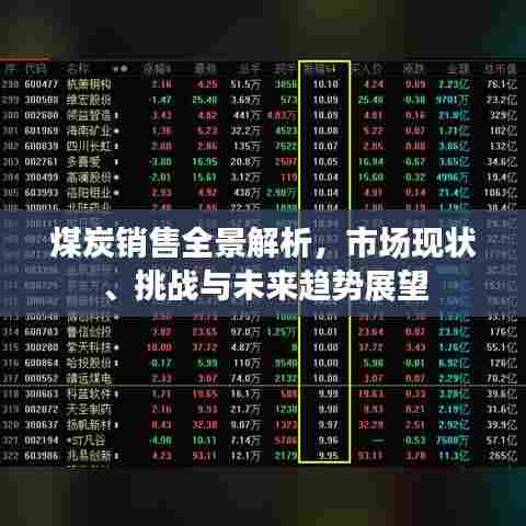 煤炭销售全景解析，市场现状、挑战与未来趋势展望