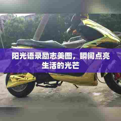 阳光语录励志美图，瞬间点亮生活的光芒