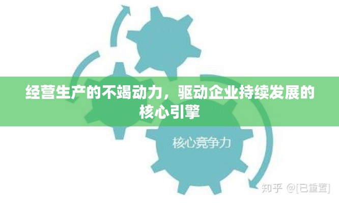 经营生产的不竭动力,驱动企业持续发展的核心引擎