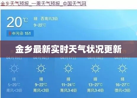 金乡最新实时天气状况更新