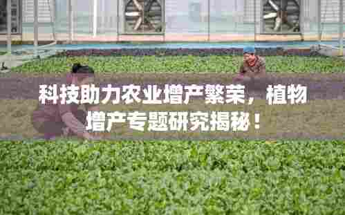 科技助力农业增产繁荣，植物增产专题研究揭秘！